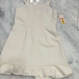 GB Girls Cream Formal Dress